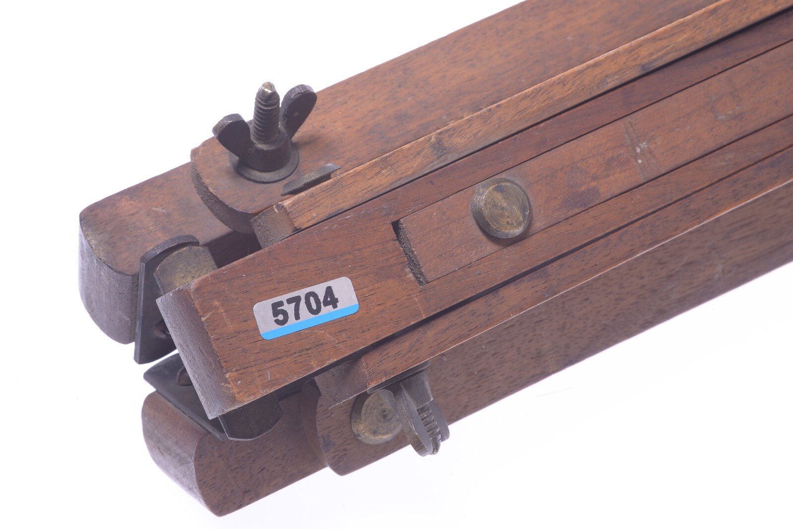 ✅ ANTIQUE WOOD TRIPOD 125CM, 49.21″ GLASS PLATE 9x12cm LARGE FORMAT FIELD CAMERA