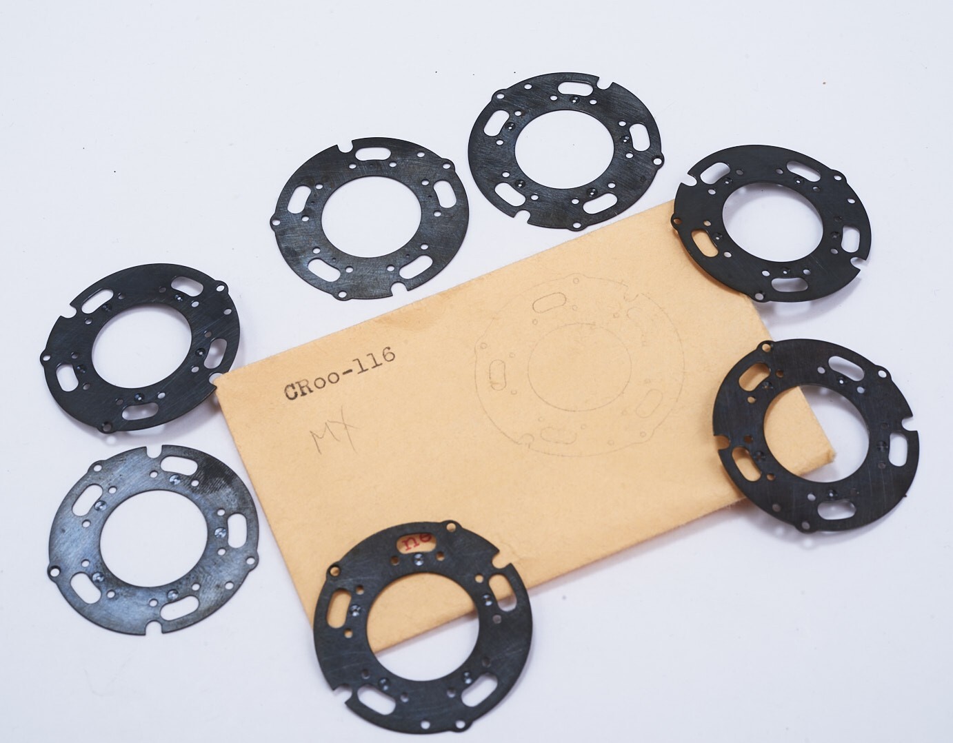 Compur #00 1110 Shutter Aperture Blade Plate #116 Original Part New Old Stock