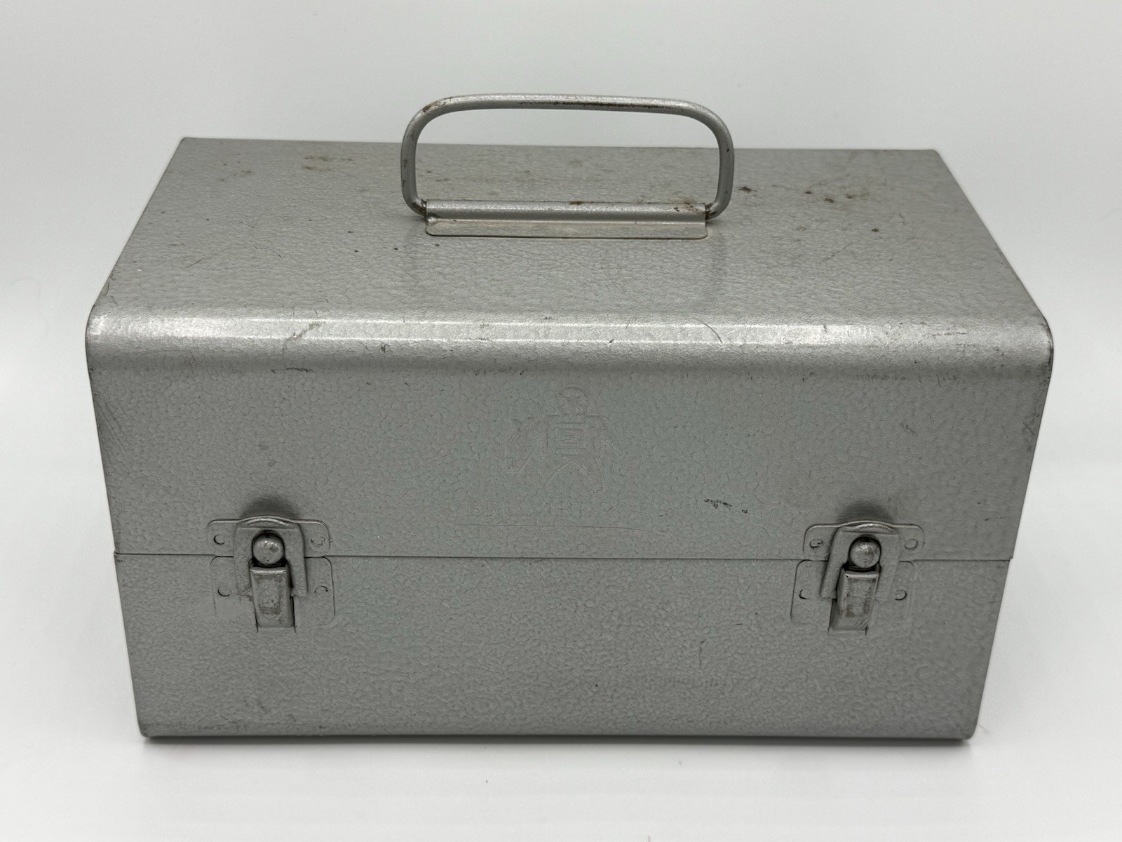 Brumberger Vintage Metal Film Can Storage Case Box with 3 – 5″ Reels W/ Tins