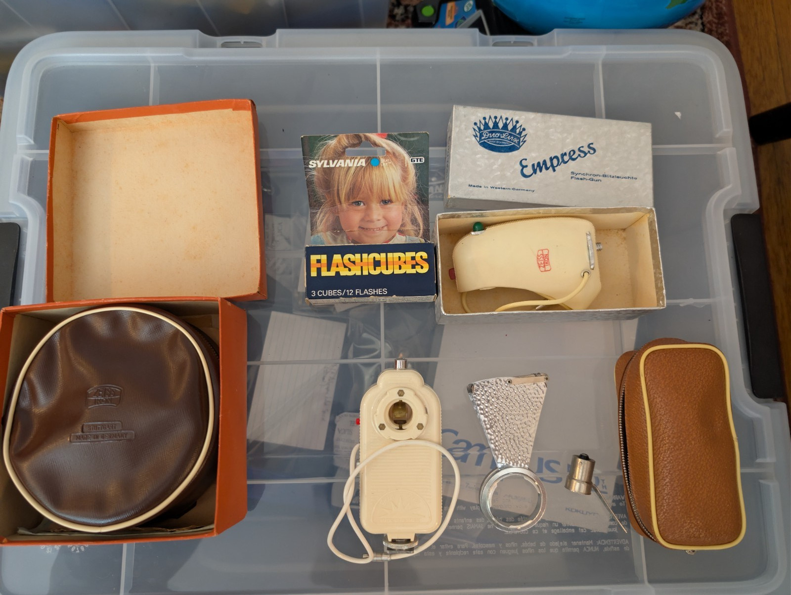 Vintage Zeiss Ikon Flash Lot – Ikoblitz + Empress Flashgun – Both Boxed w/ Cases