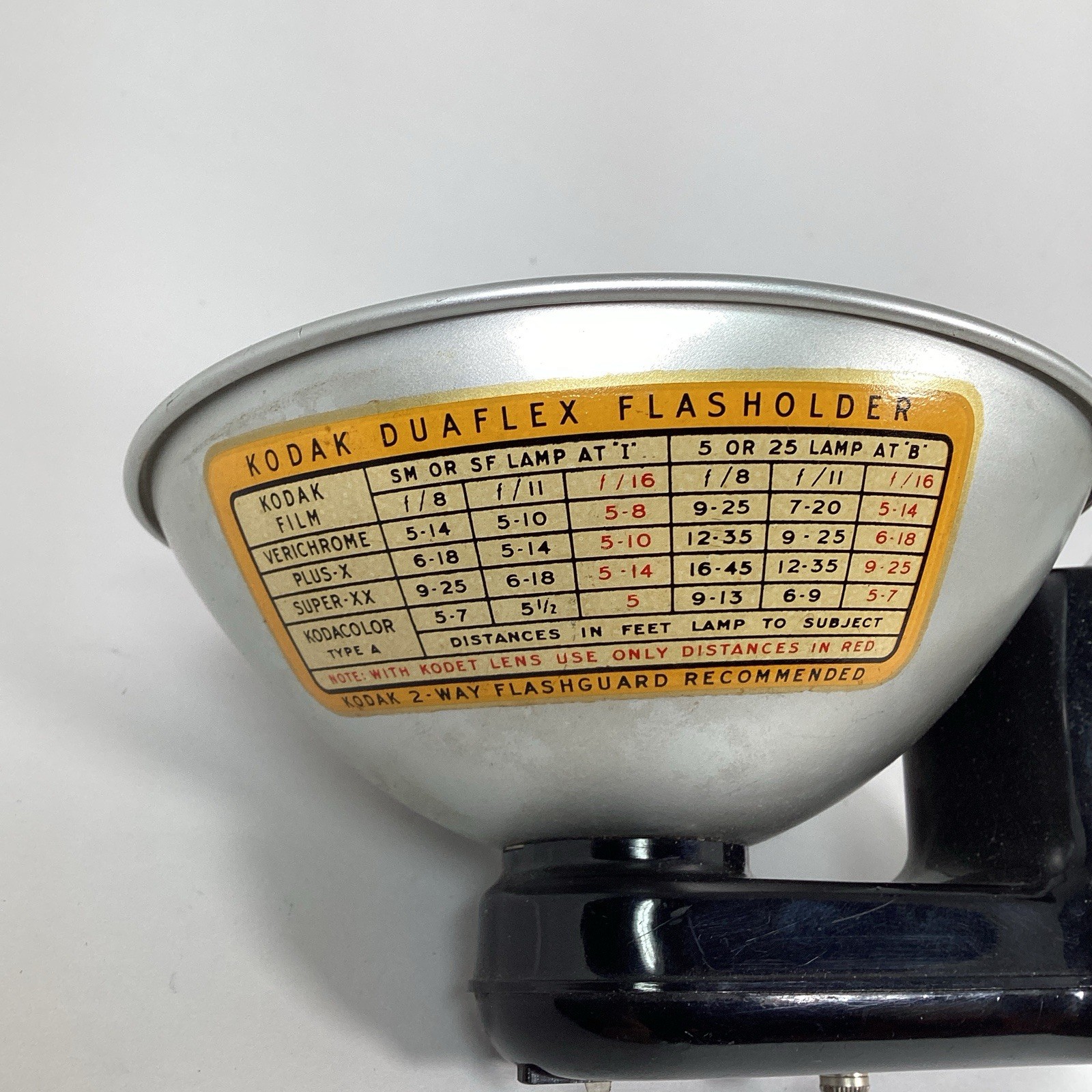 Vtg Kodak Duraflex Flasholder And Brownie Reflex Synchro Model Flasholder