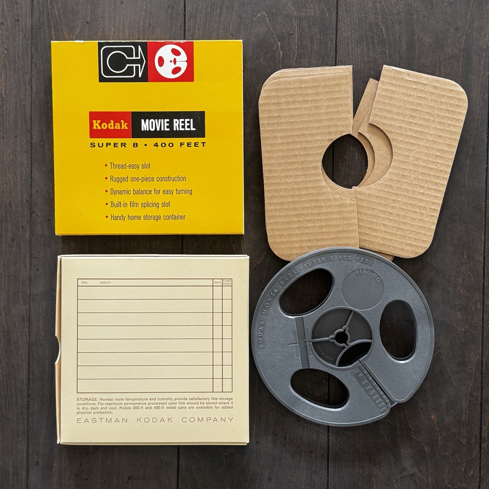 Vintage KODAK Super 8-400 Feet Movie Reel NOS – Excellent