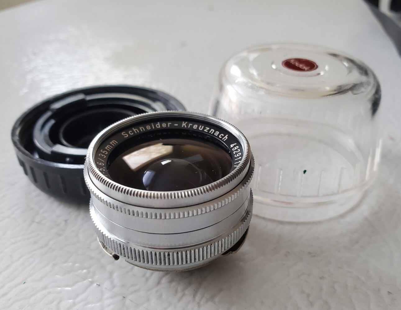Vtg Heavy Photographers Cam Accessories Portable Leather Box W4/L8