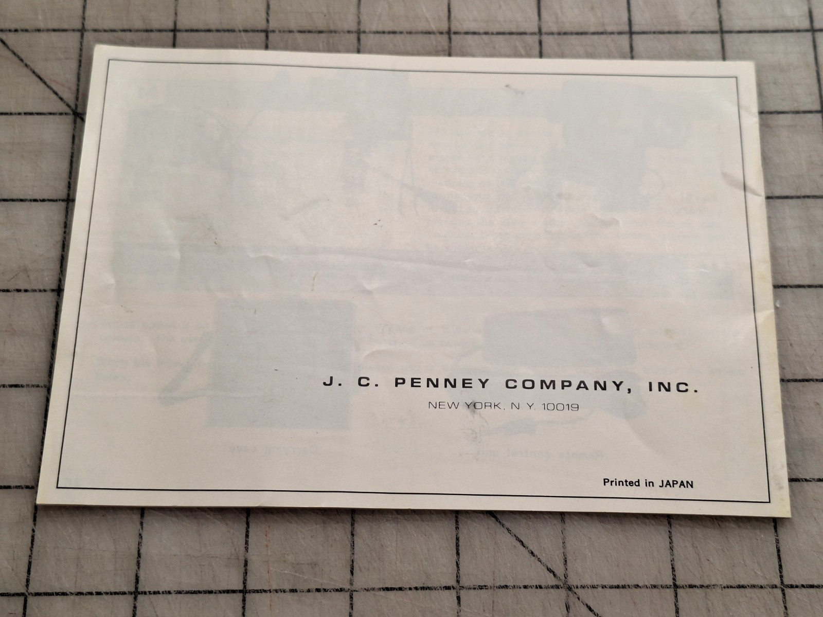 Vtg JC PENNEY SUPER 8 MOVIE CAMERA 6to1 Zoom by Sankyo Instruction Manual
