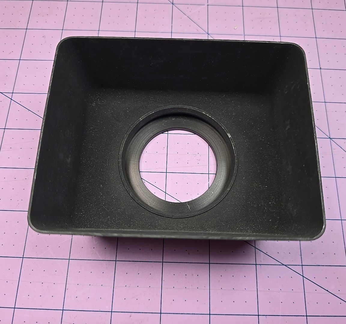 Graflex XL 49mm to Series 8 Step-up Adapter Ring to 66mm with Singer square hood