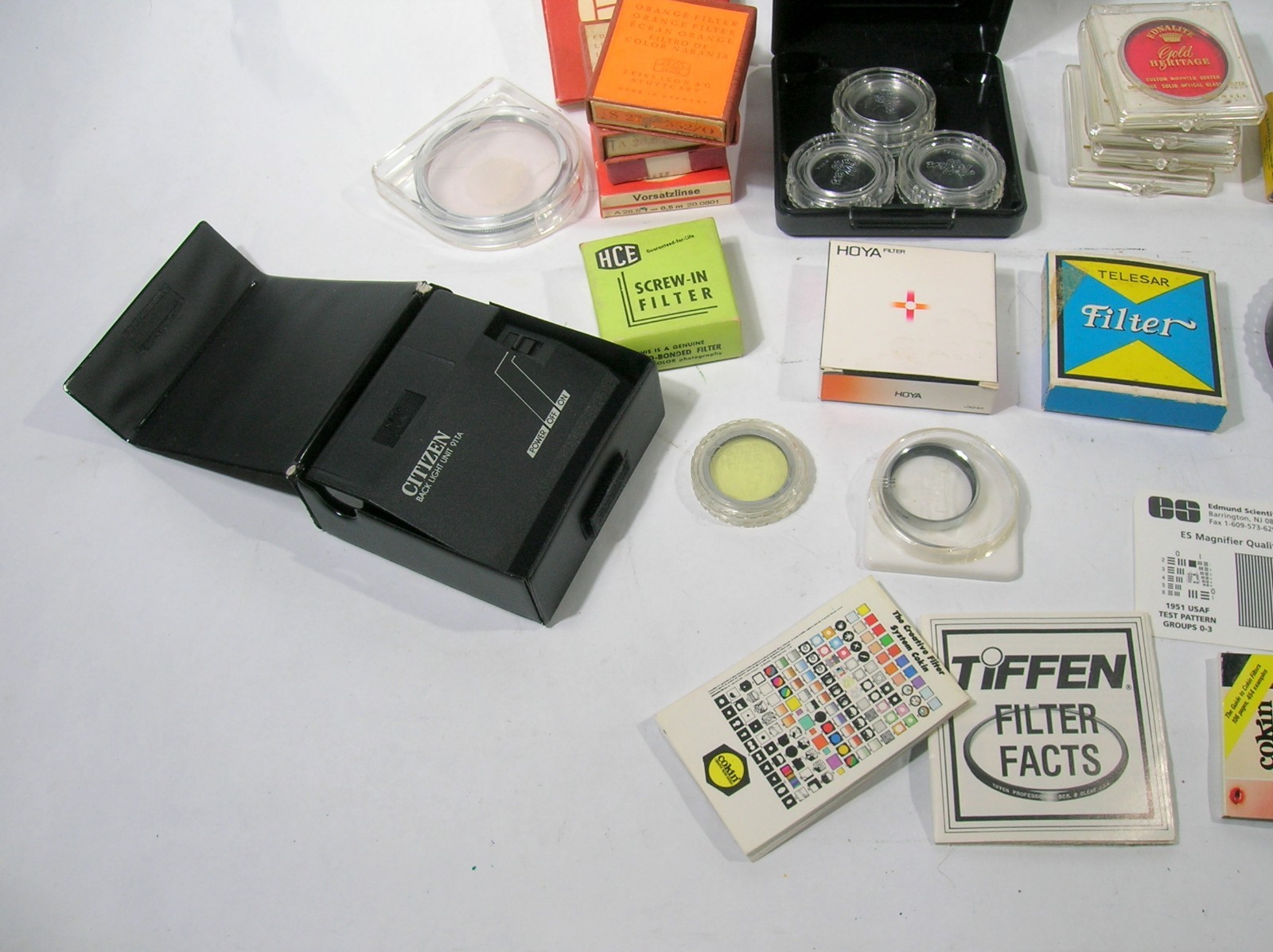 LARGE LOT OF VINTAGE CAMERAS ZEISS, ETC. FILTERS & ACCESSORIES – BEST OFFER