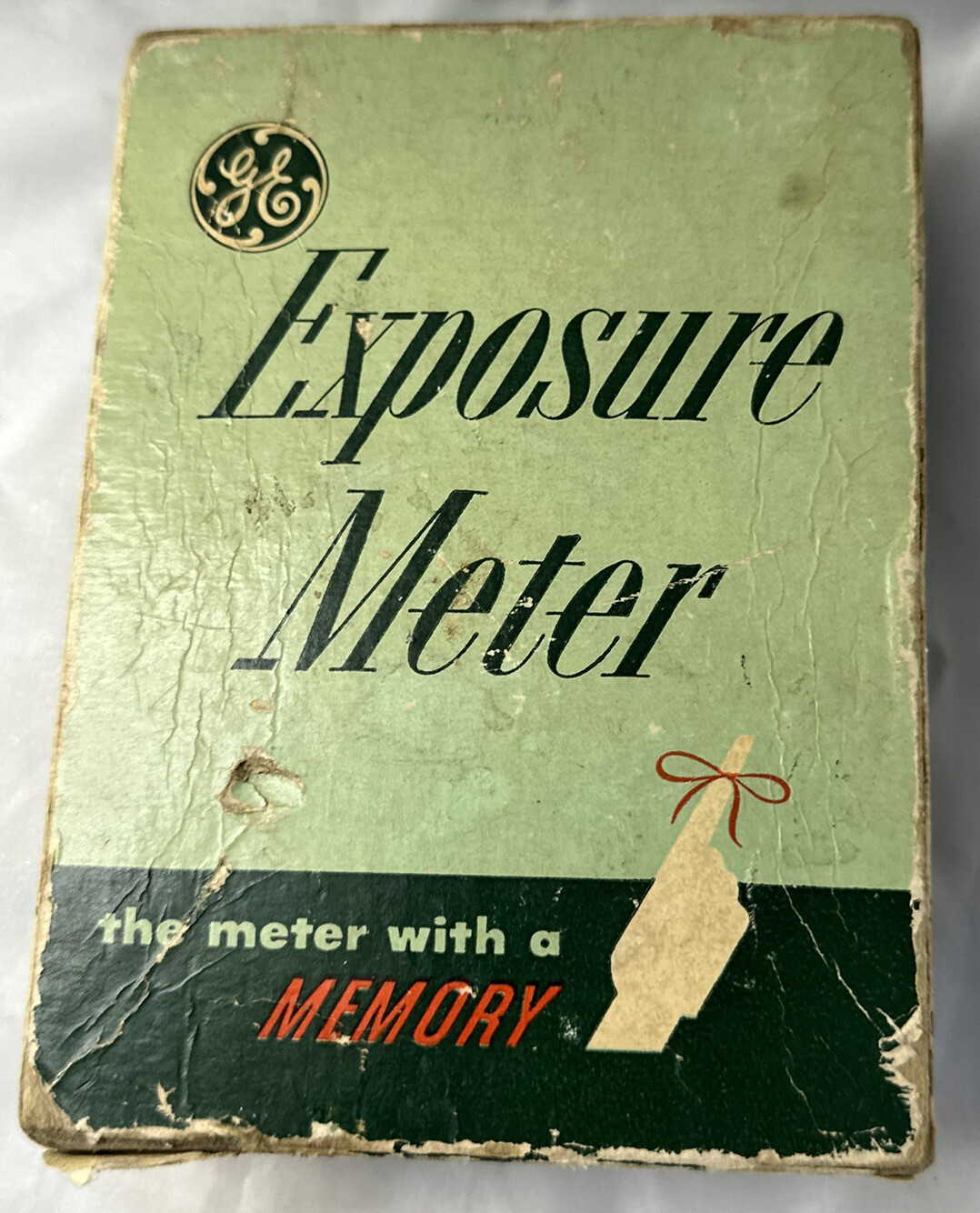 GE Exposure Meter Type PR-1 Light Meter Box For Parts or Display Only Vintage
