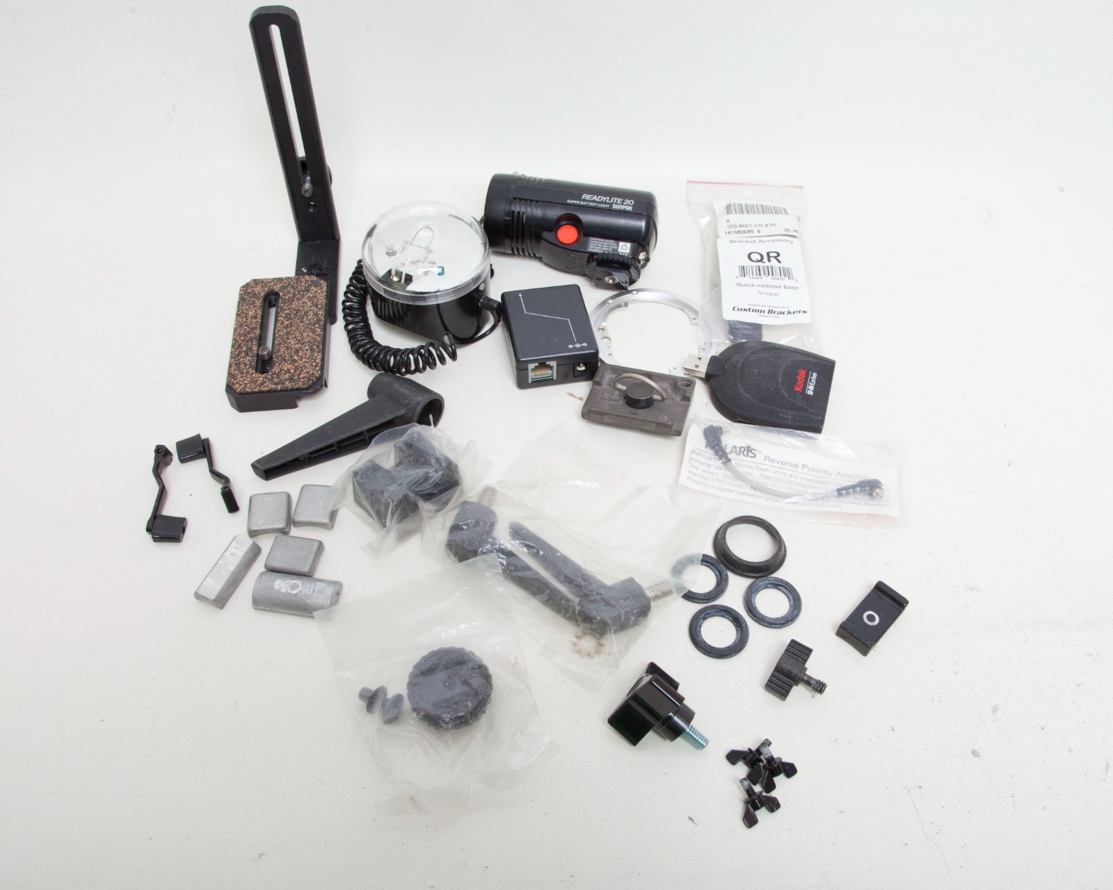 Vintage Photography Accessories Lot – Camera Parts, Canon Digital Gear, Studio