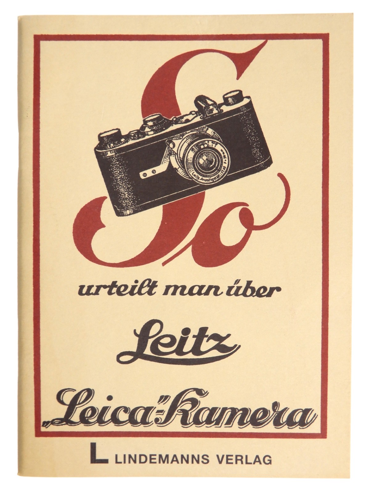 So urteilt man uber Leitz “Leica” Kamera ……….. MINT
