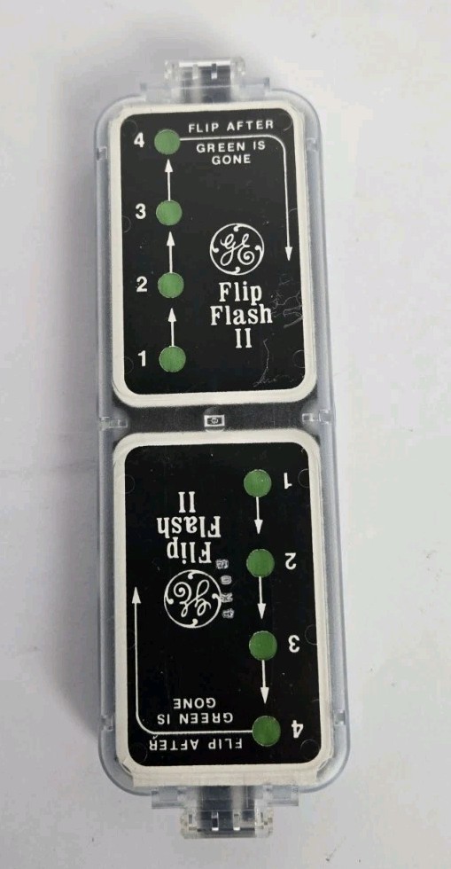 GE General Electric Flip Flash II Camera Flash Bulbs Flash Bar Unused