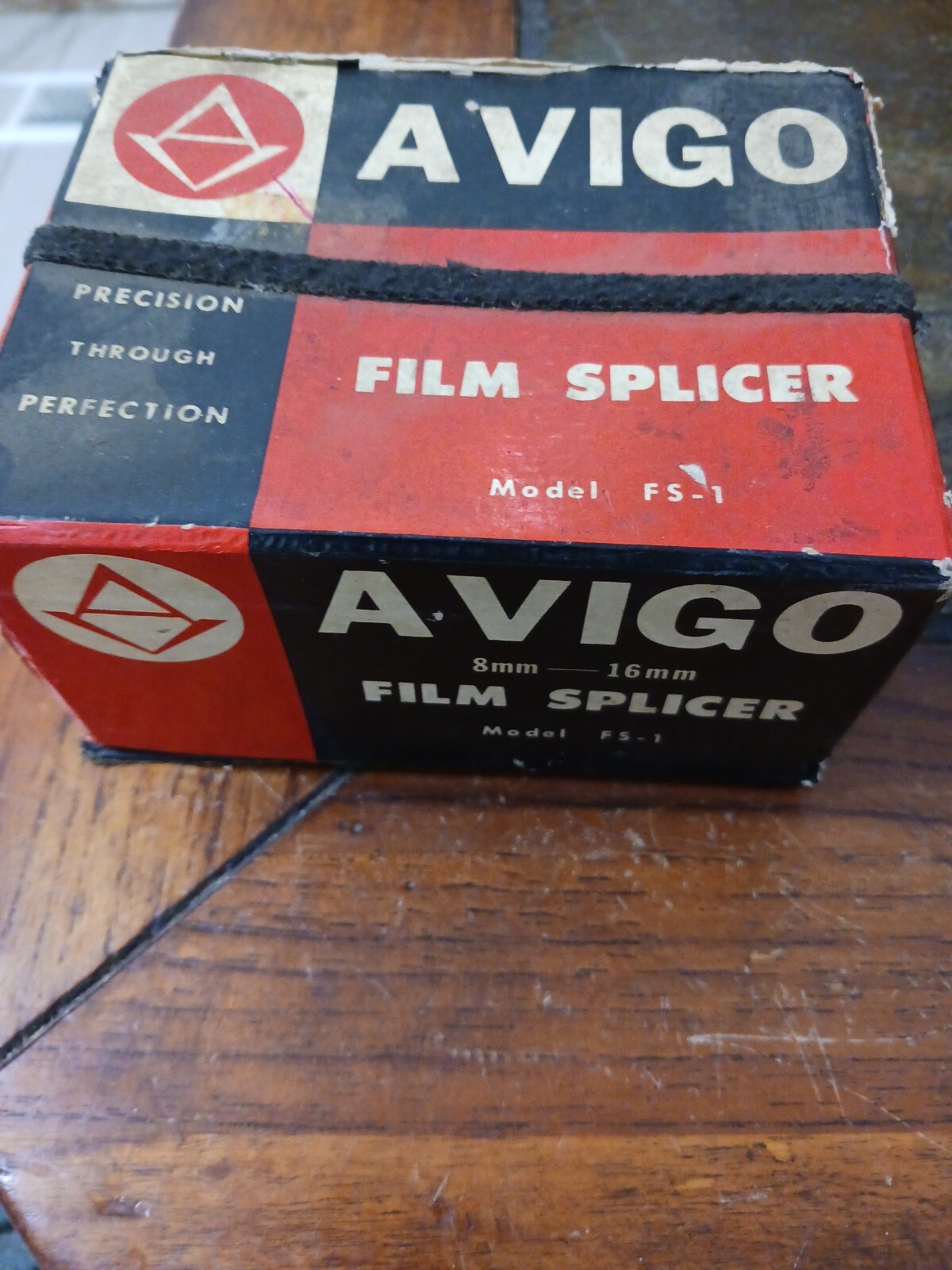 Vintage AVIGO FS-1 Film Splicer for 8mm & 16mm Films w Box