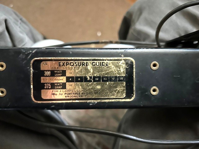 vintage light bar for photography