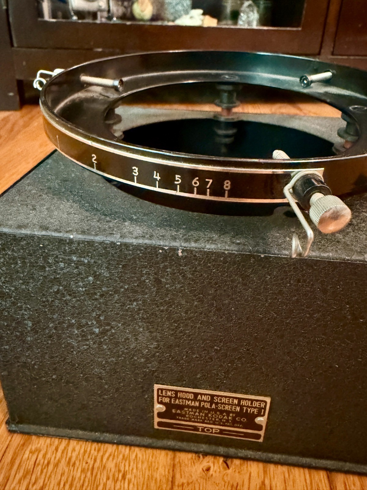 Vintage Kodak Eastman Pola-Screen Type I Lens Hood Screen Holder Darkroom Part
