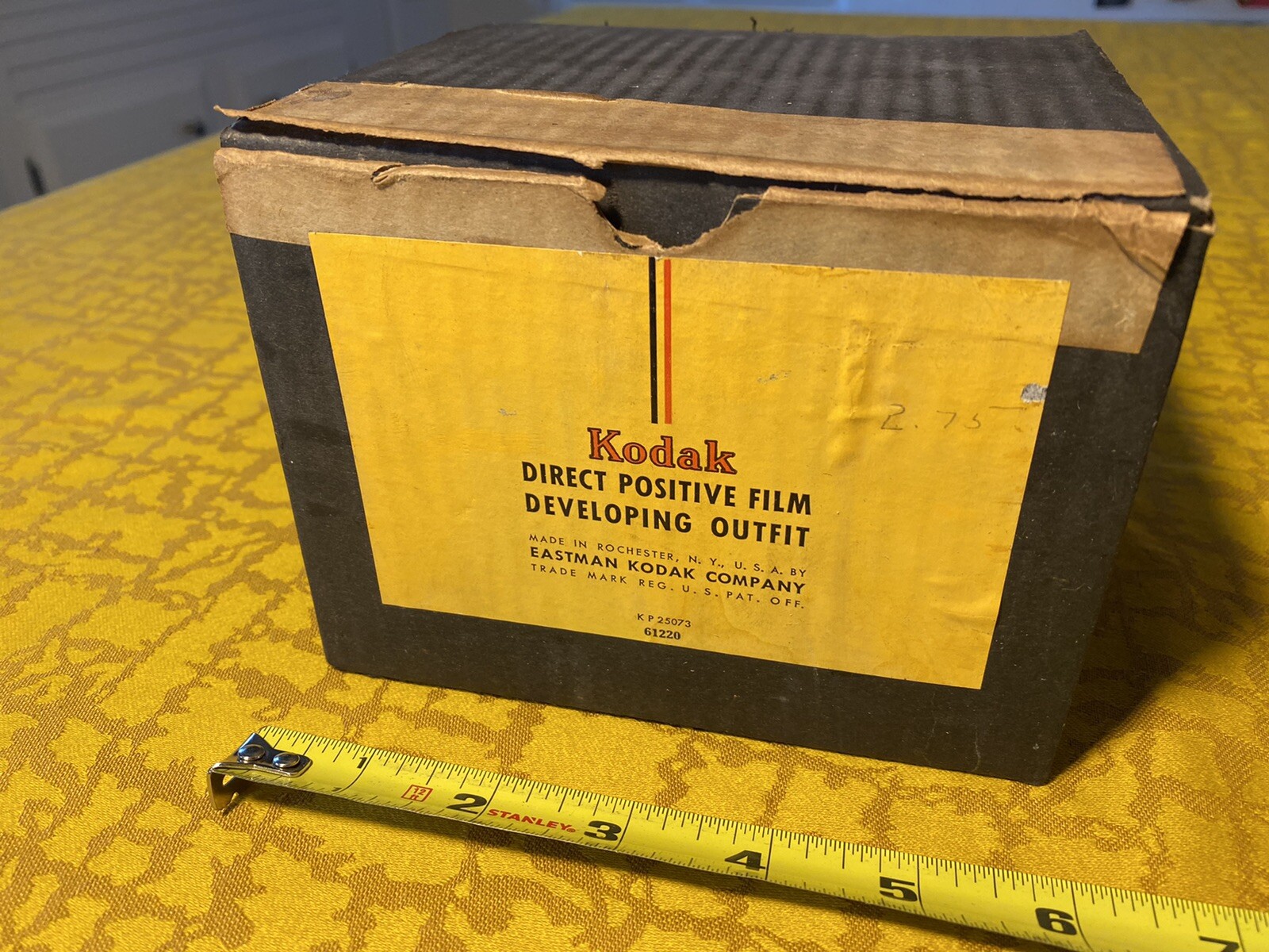Antique Eastman Kodak Boxed Chemicals for Film Developing Great Display Pieces