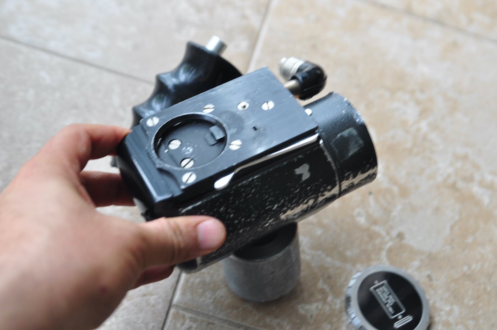 Bolex hand grip for Bolex H16 Reflex camera EBM camera