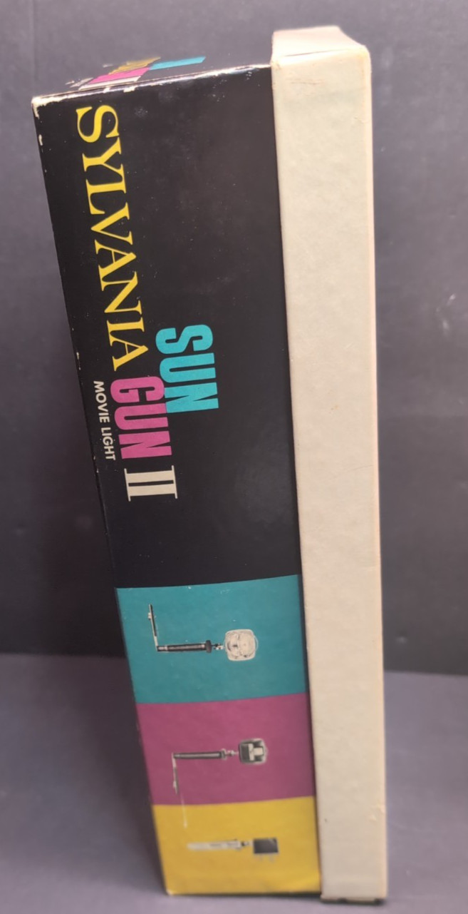 SYLVANIA SUN GUN II SG-55 Movie Lighting 1960s Vintage TESTED WORKS