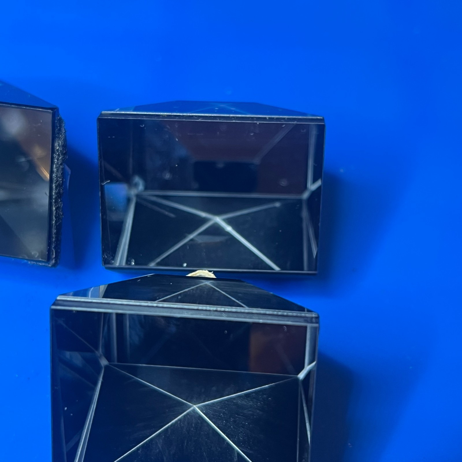 Lot of 5 Vintage Optical Glass Pentaprisms – Camera Parts Art Science