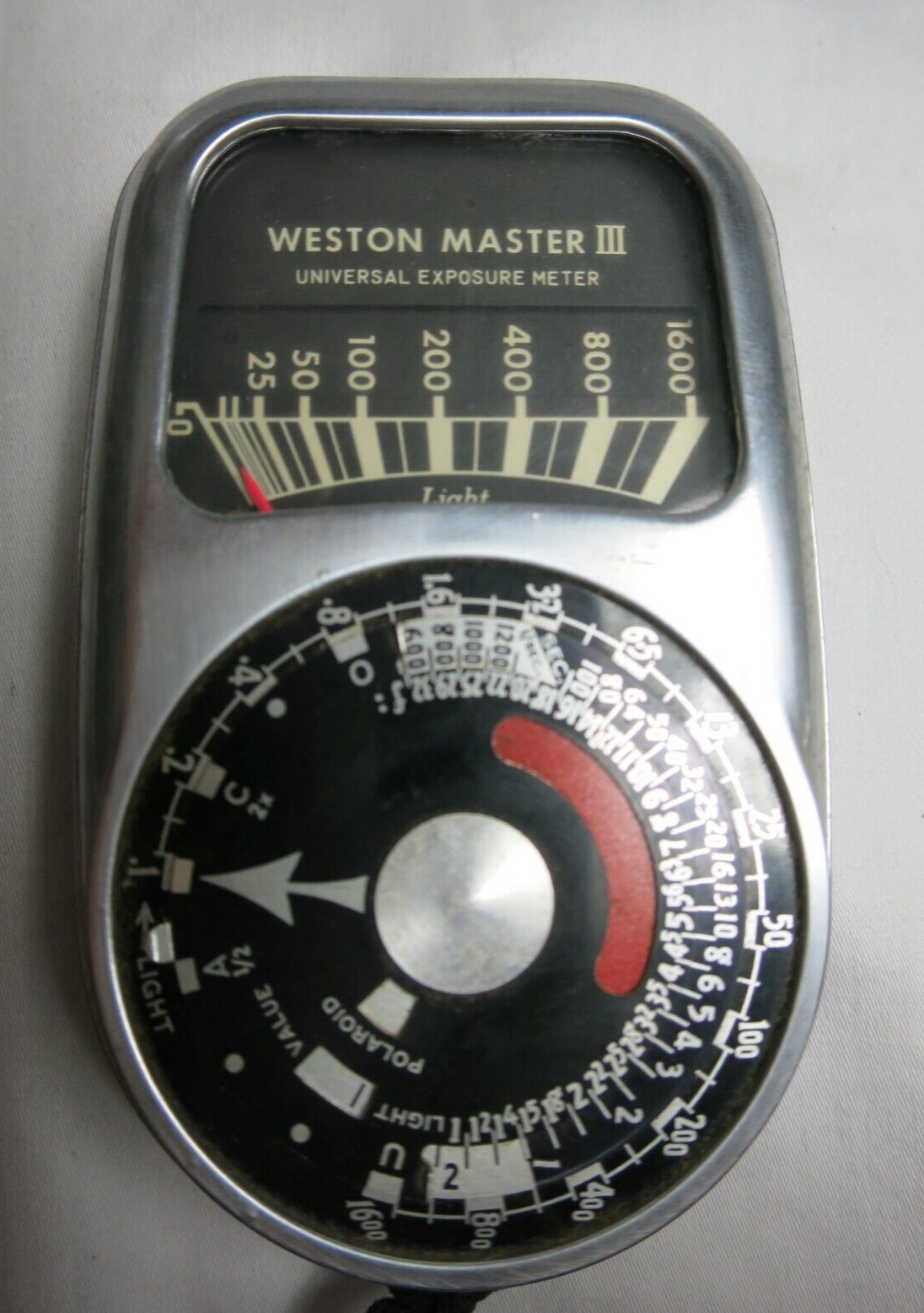 Weston Master III Vintage Photography Universal Exposure Meter Model 737 Leather