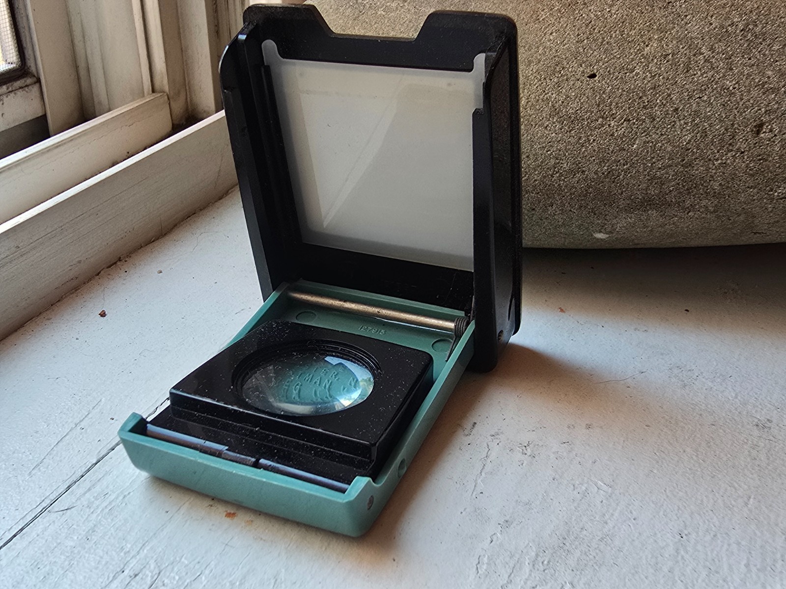 Vintage Kodak Kodaslide Pocket Viewer Slide Turquoise Made USA VG++ Condition