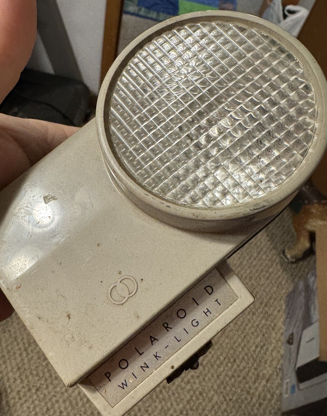 VTG Polaroid Wink-Light Model 250 Flash for Land Cameras Collectible Untested