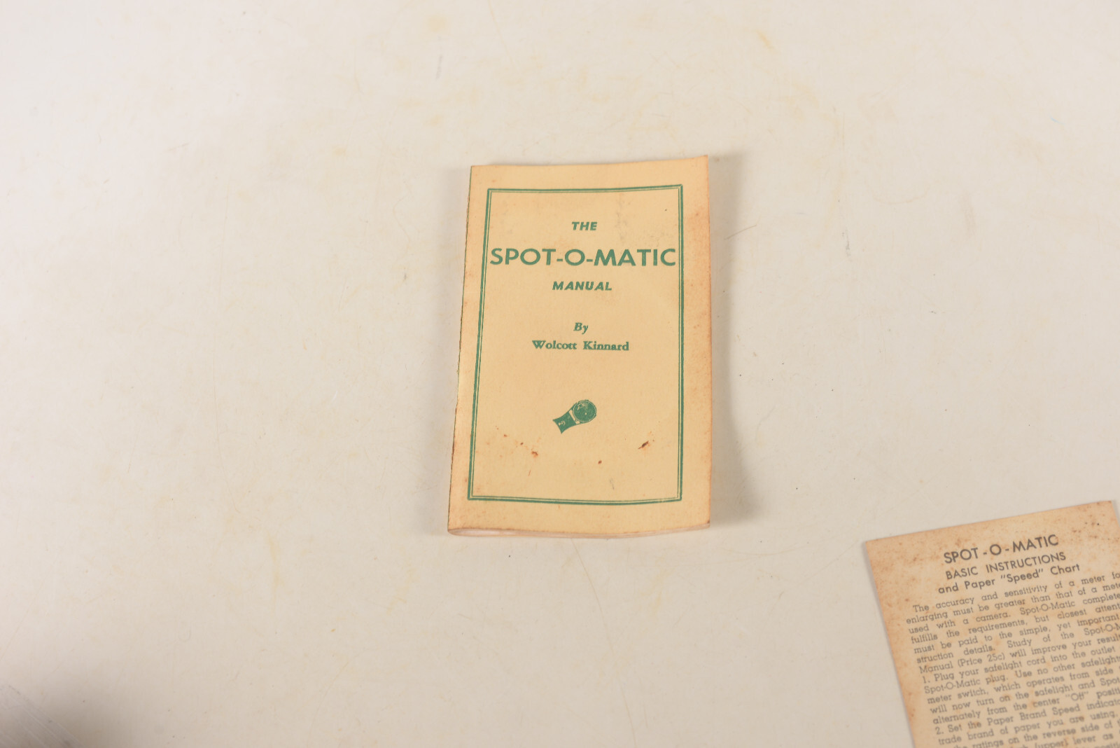 Kinnard Company Spot-O-Matic Enlarging Meter w/ box and instructions Untested