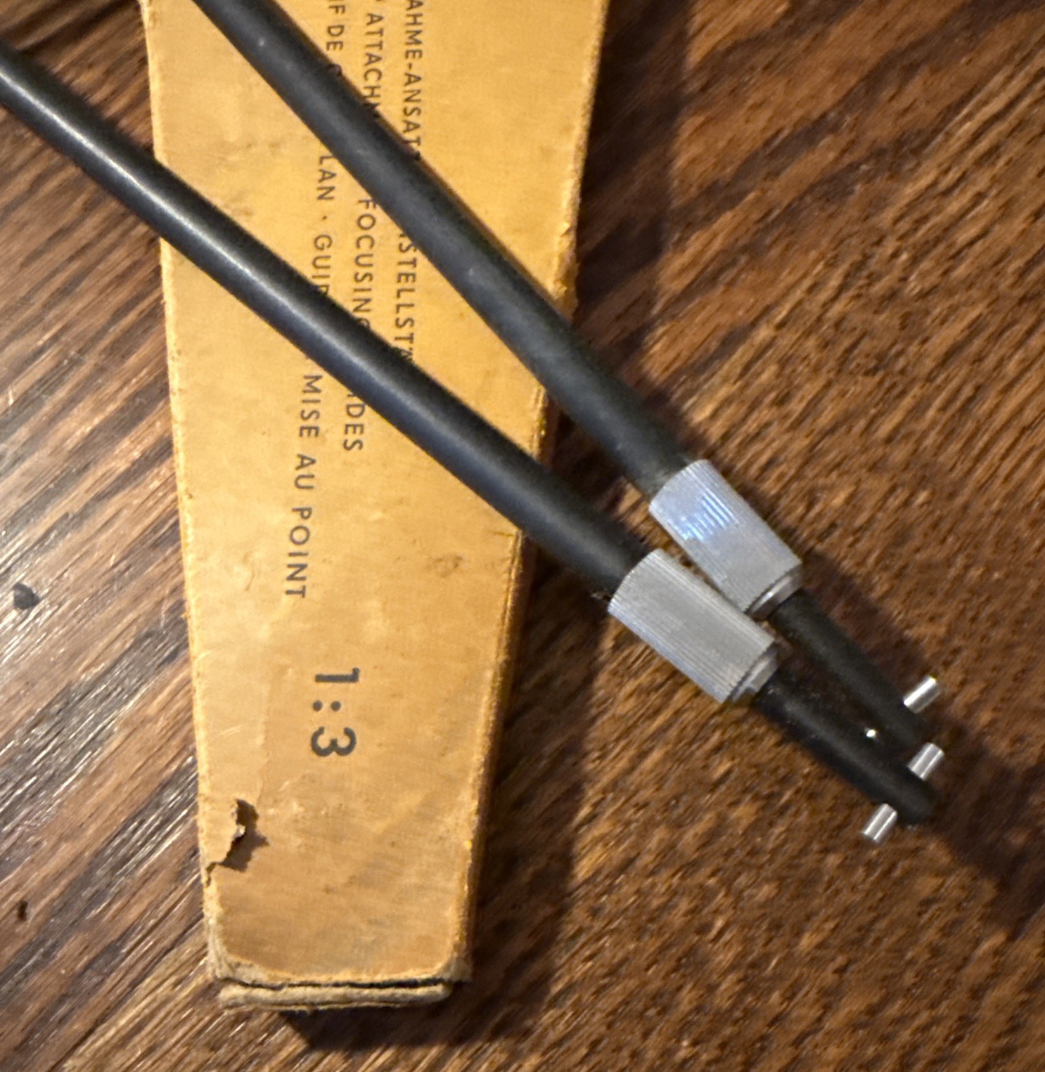 Kodak Retina Camera Close-Up Attachment Focusing Guides- 1:2, 1:3