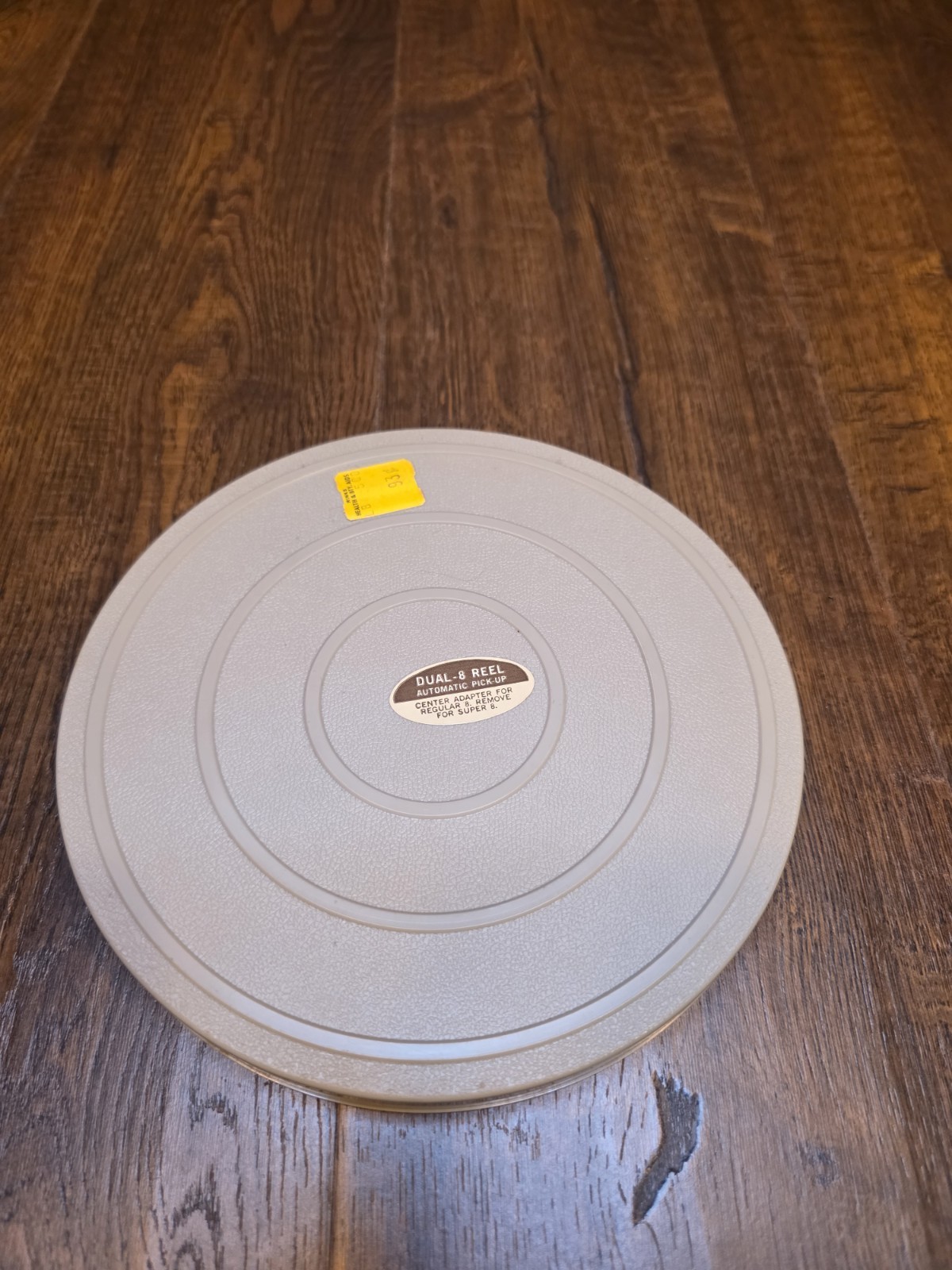 Vintage Plastic Dual 8 Reel Automatic Pickup Super 8 Can Reel 7″ Dia