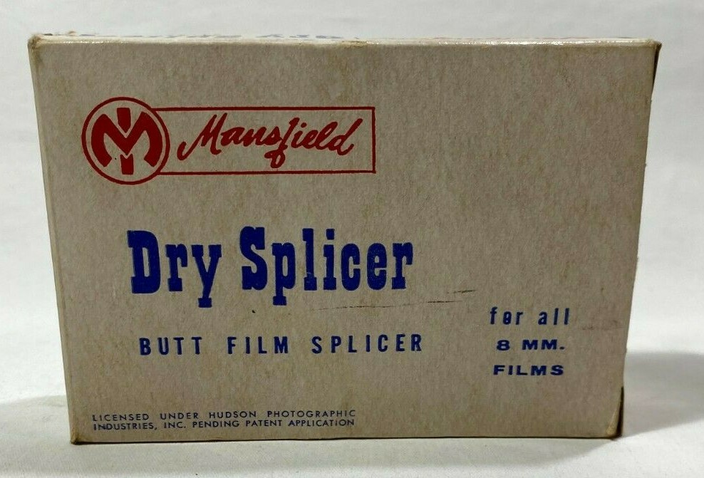 Vintage 8mm 16mm Movie Film Splicer Mansfield Chicago Illinois USA (SUPER CLEAN)