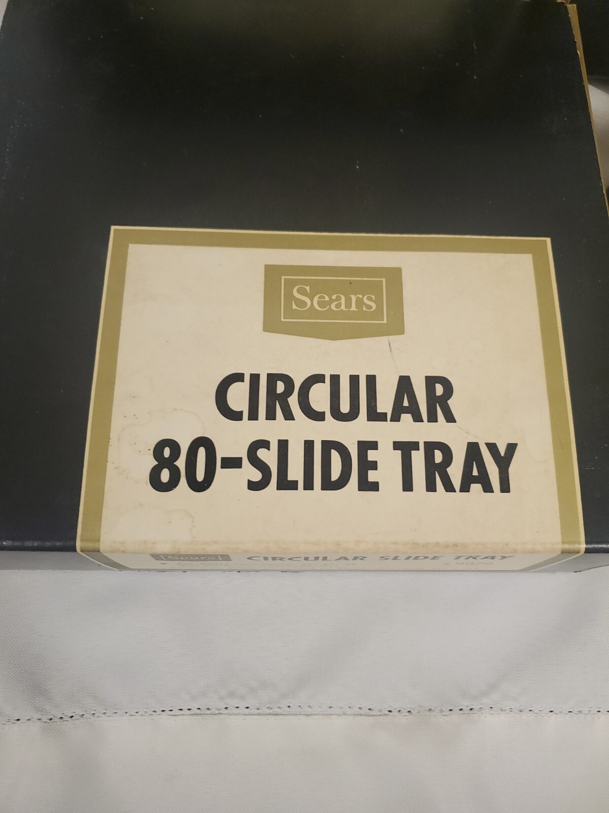 (3) Sears 9979 Circular 80-Slide Trays for Continental+Kodak Carousel Projectors