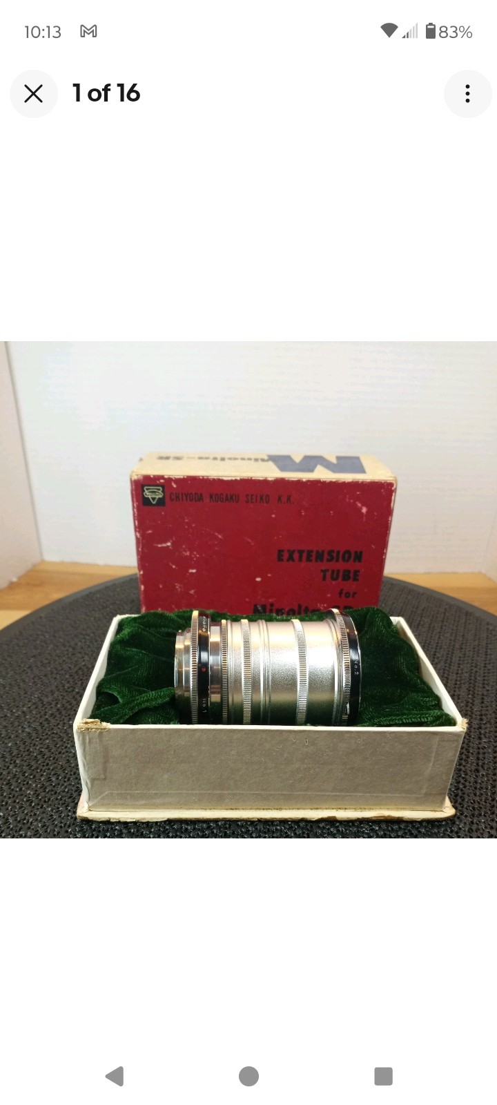 Minolta Extension Tube Set for Minolta-SR CAT SR-501