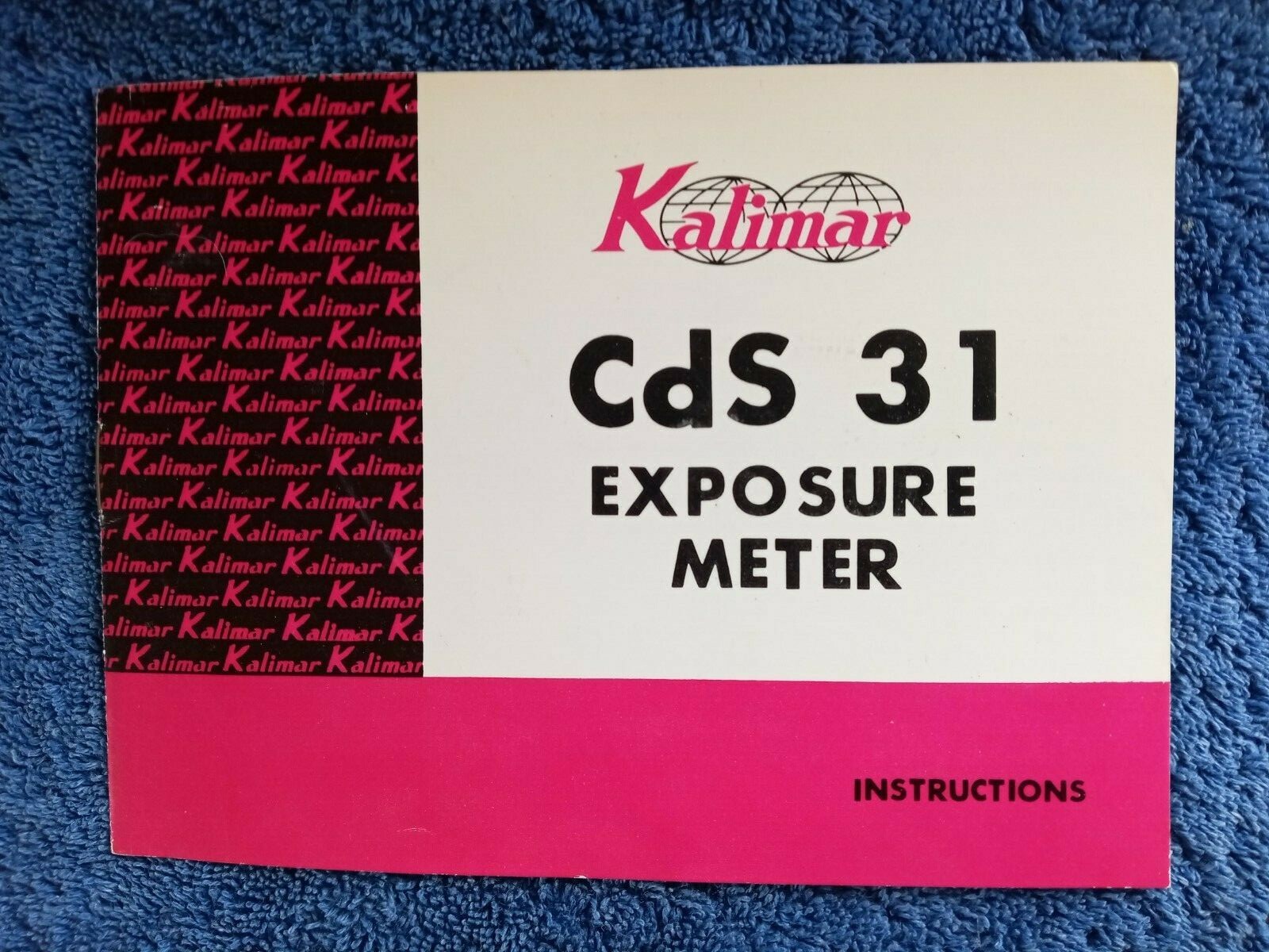 Vtg Kalimar CDS 31 Exposure Meter Instructions Case Japan Camera Accessory Bklet