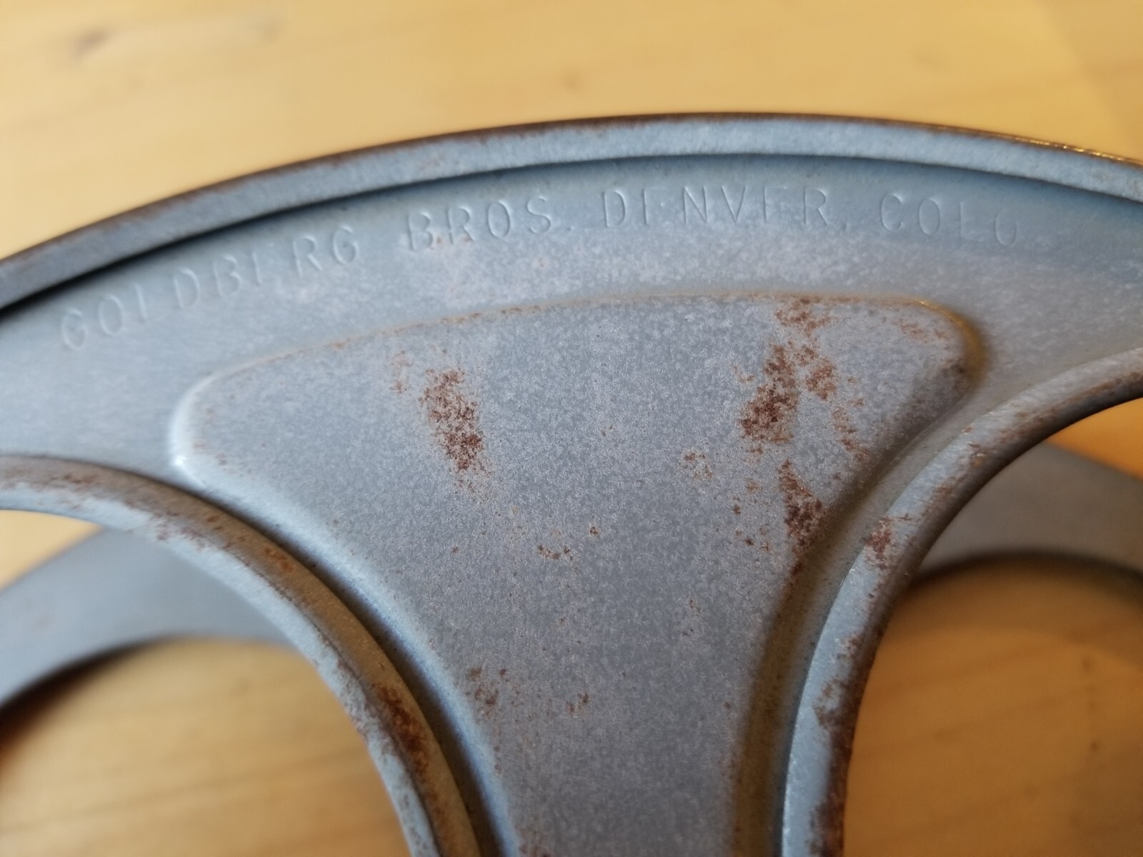 Goldberg Brothers 35mm 10 Inch Vintage Metal Film Reel