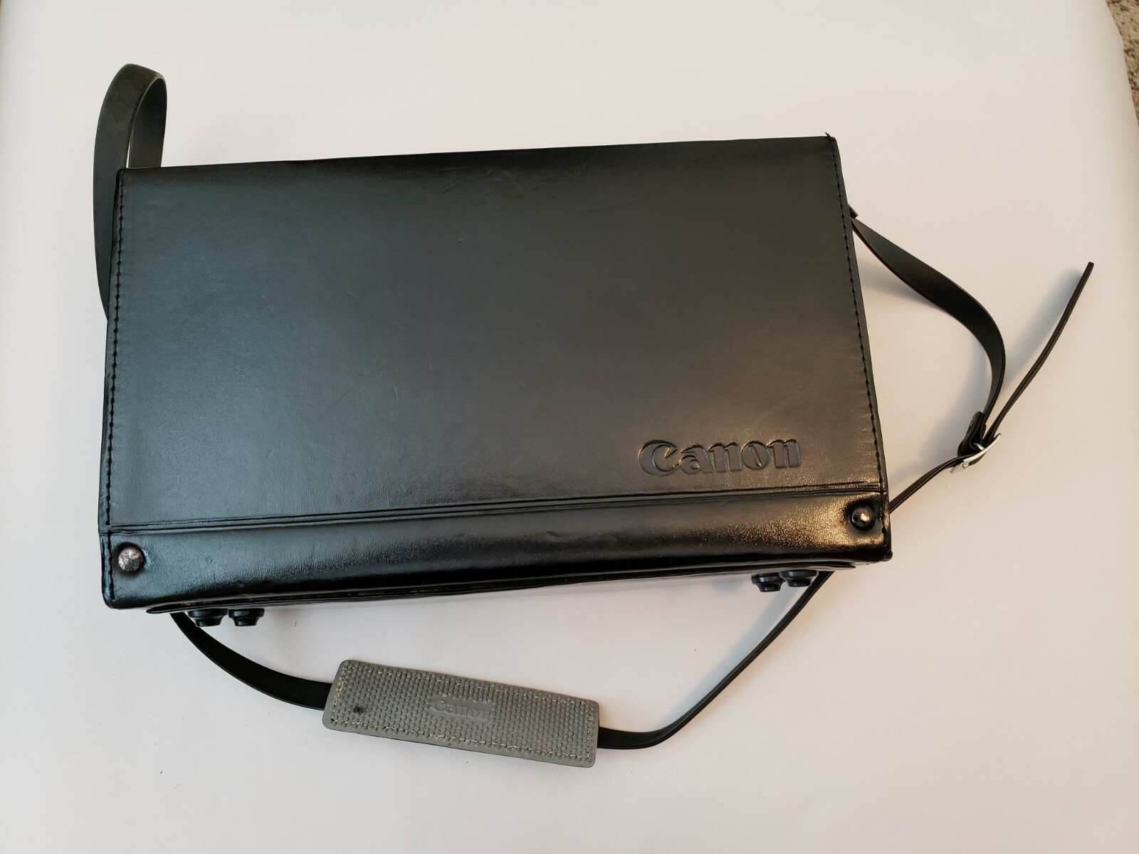 Vintage Canon Hard Side Camera Carrying Carry Travel Case Japan Shoulder Strap