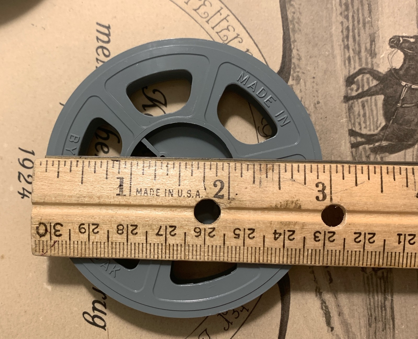 Vintage Lot of 21 Kodak Gray Plastic Film Reels for 8mm, 3 inches, Holds 50ft
