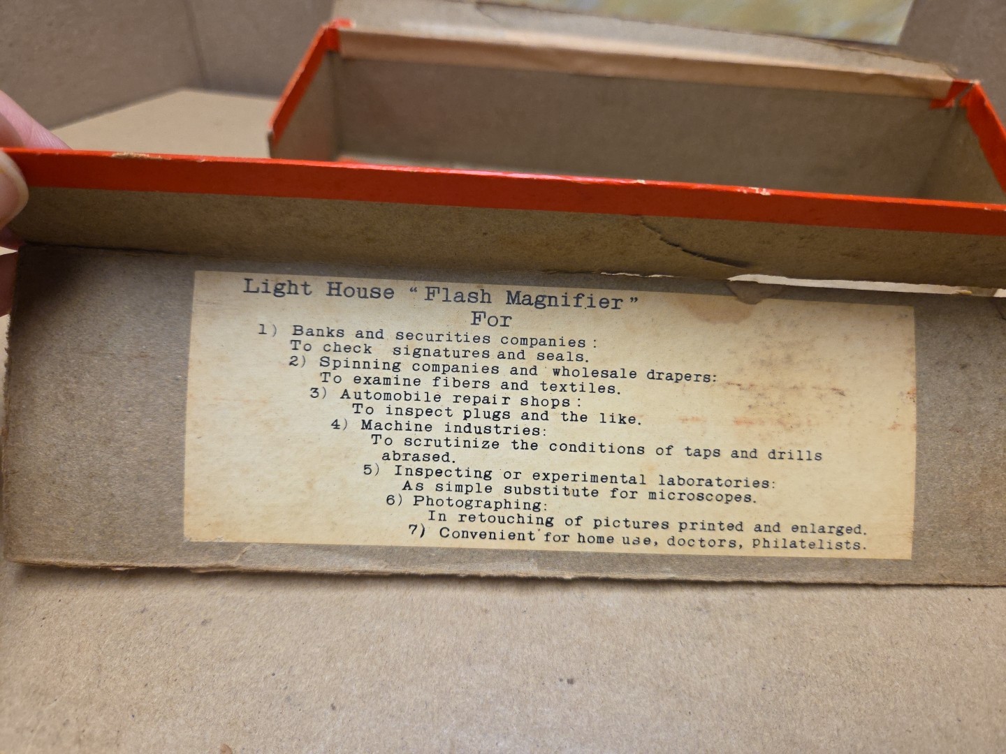 Vintage Light House 5X Flash Magnifier *SEE PICS
