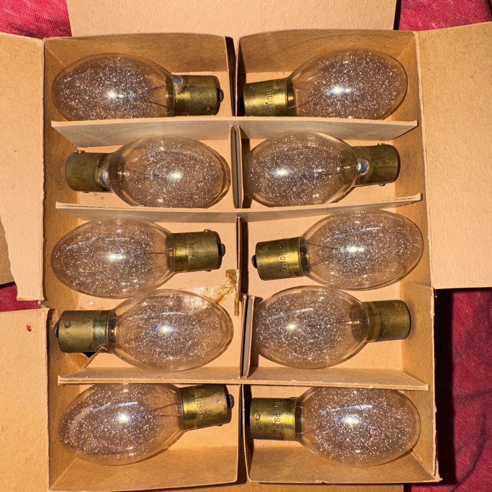 Vintage Philips Photoflux PF25 Flash Bulbs 2 packs of 10boxed opened never used