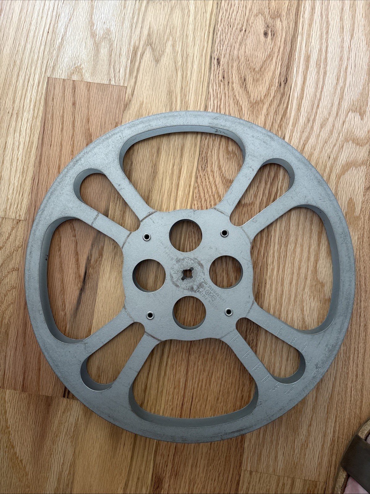 Vintage 16mm Aluminum Film Reel 12 Motion Picture Enterprises MPE Tarrytown NY
