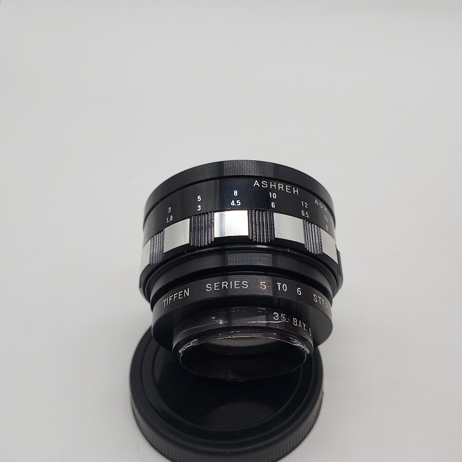 Vintage Ashreh Camera Setting Telephoto Lens W Tiffen Adapter Ring Series 5