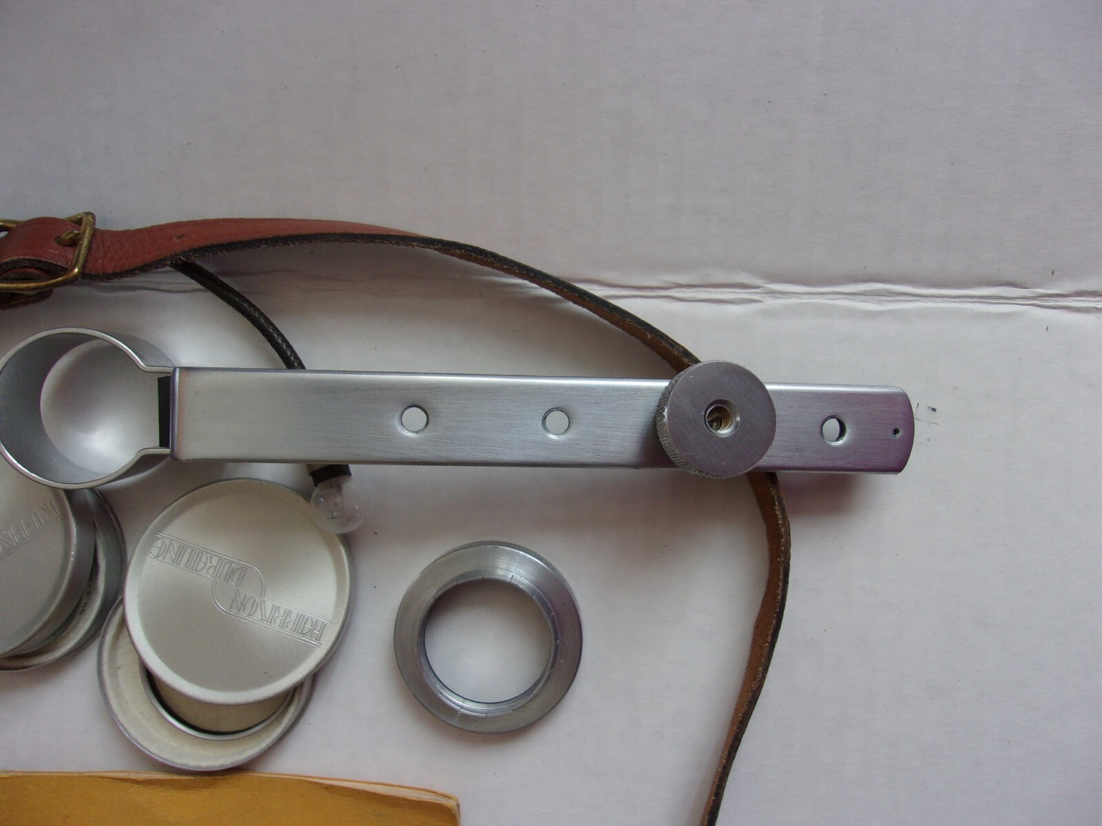 Vintage Kodak Flasholder Model B With Bracket Leather Carry Case Filters NO TEST