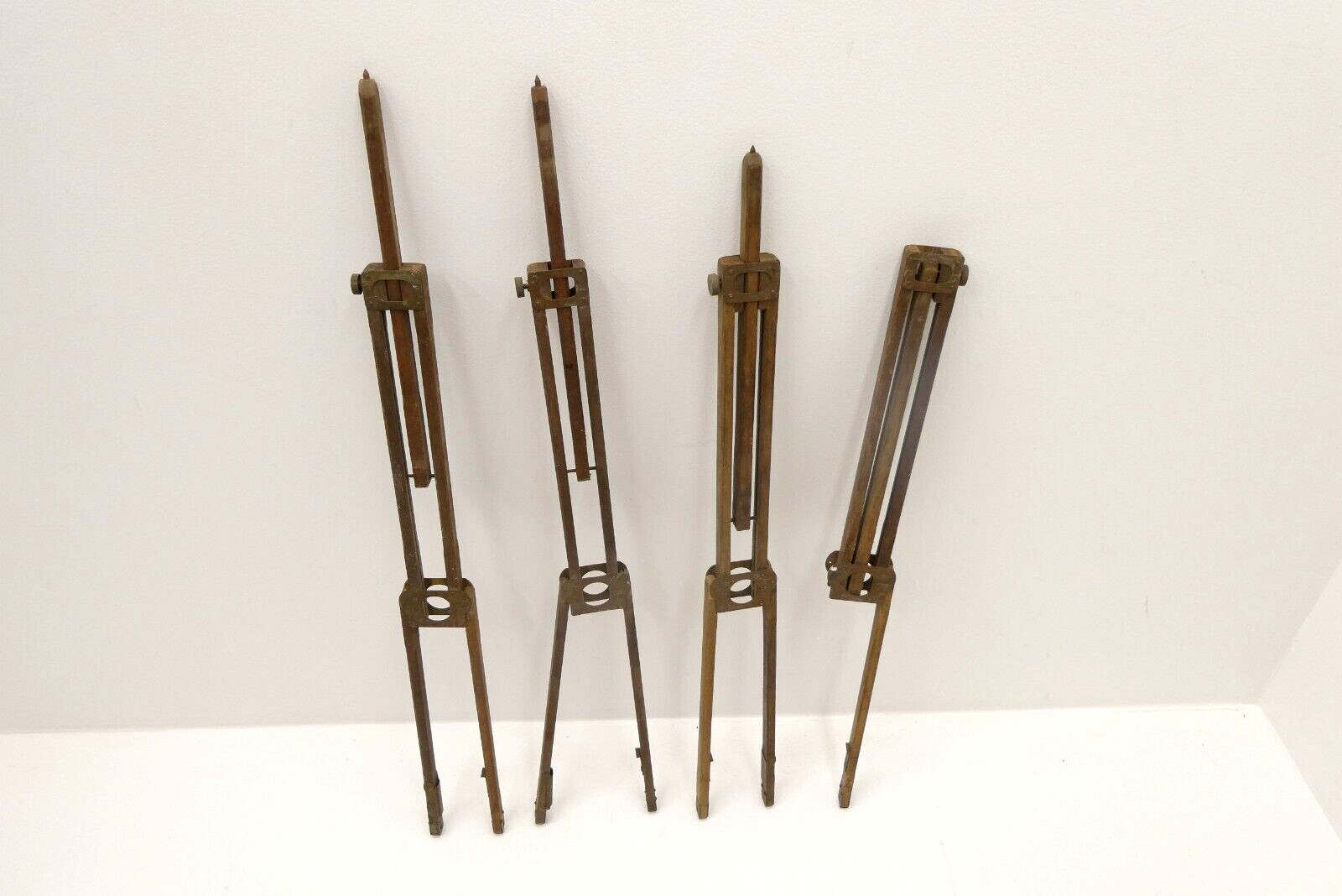 Brass Wood Legs Parts US Engr Dept Folmer Schwing Eastman Kodak Tripod Legs 1914