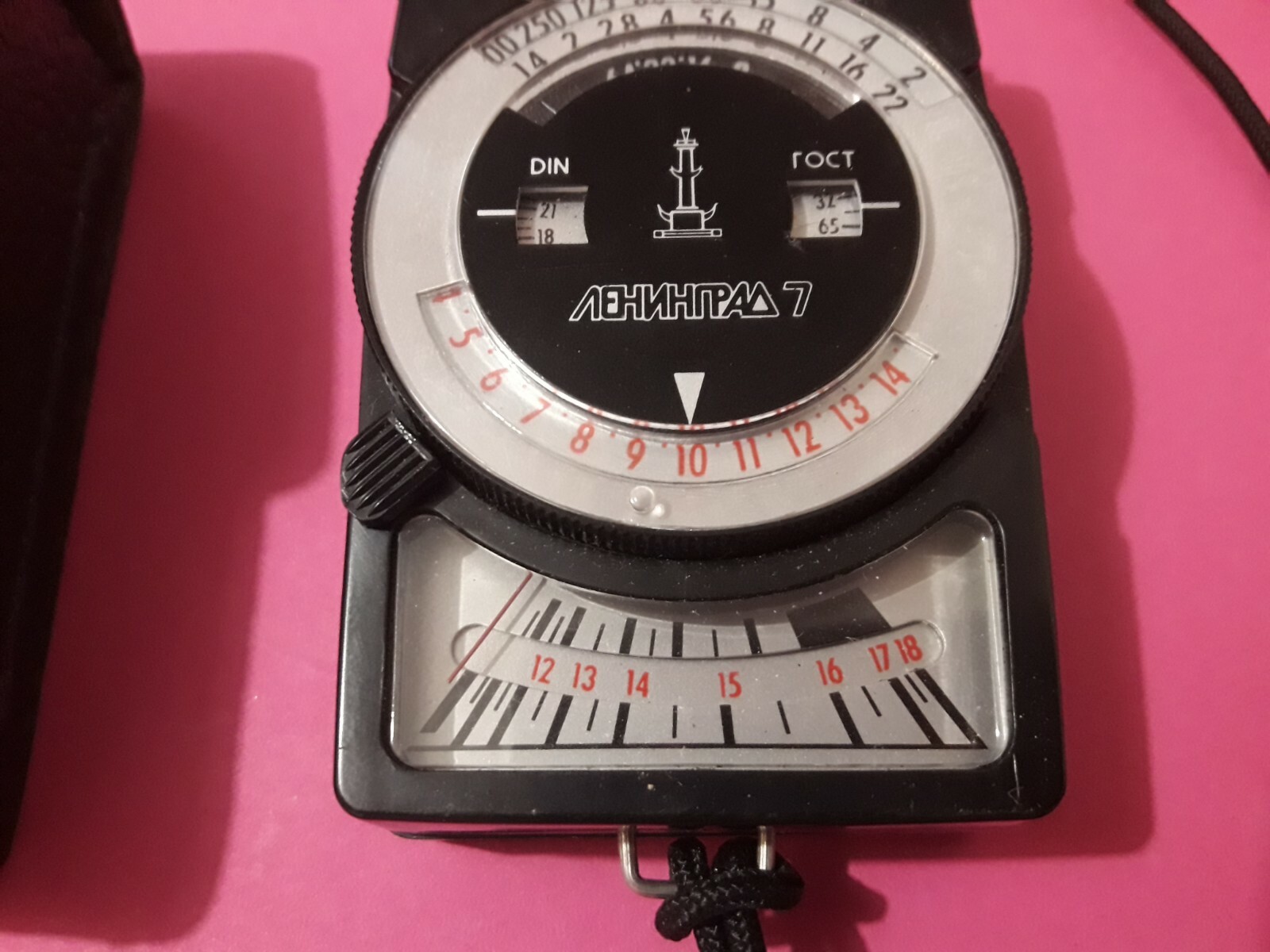 USSR light meter Leningrad 7 Analog Photography Film Exposure. Soviet Union 1980