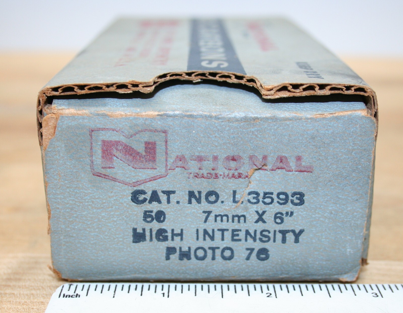 50 Carbon Arc Rods 7mm X 6 Inches, National Arc Carbons Cat. No. L3593 Photo 76