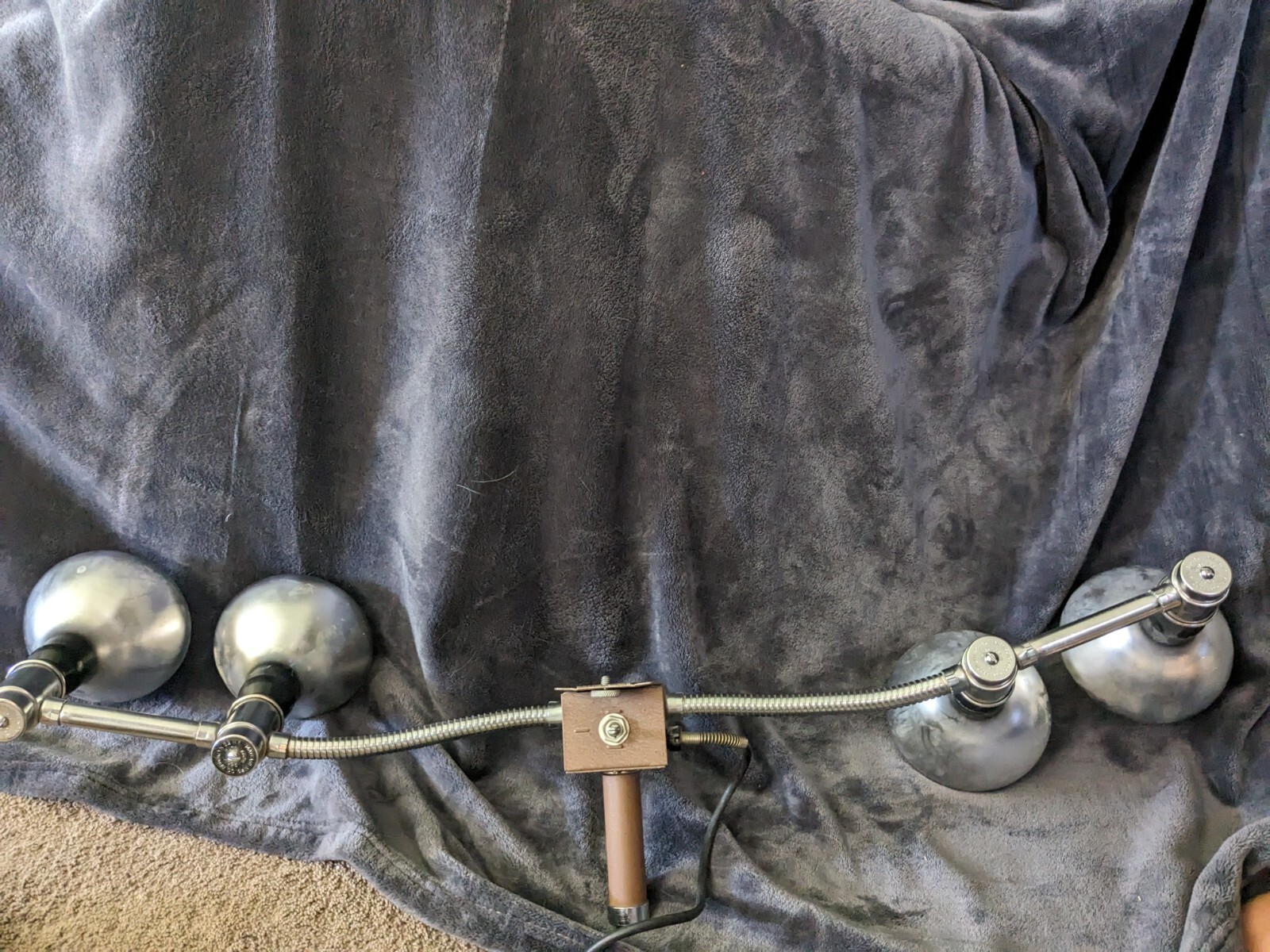 Vintage GE Flexible Mayfair Flexmaster 660W/250V Lights Movie / Photo Lights