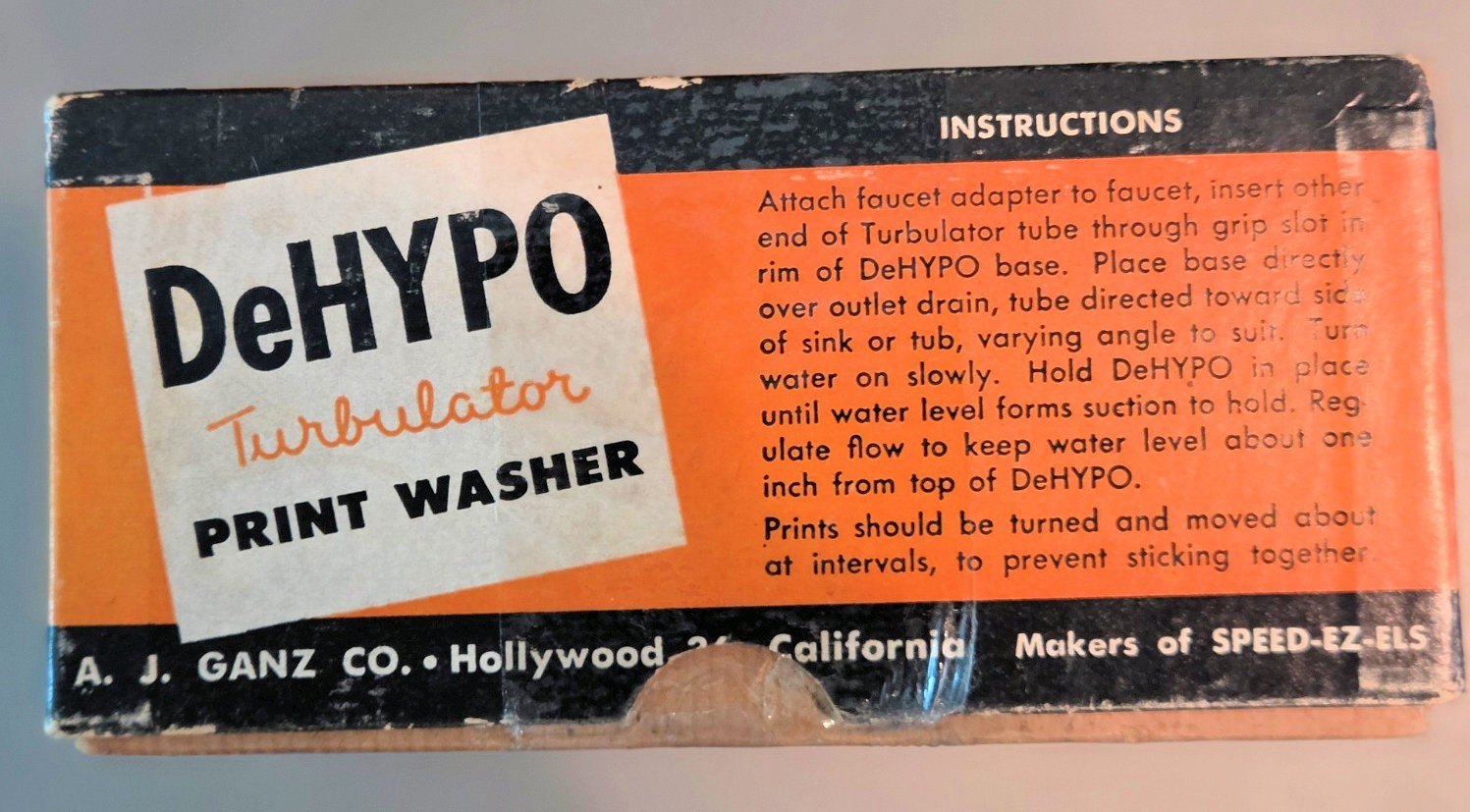 DeHYPO Turbulator Print Washer w/ Original Box – Vintage Photography Developing