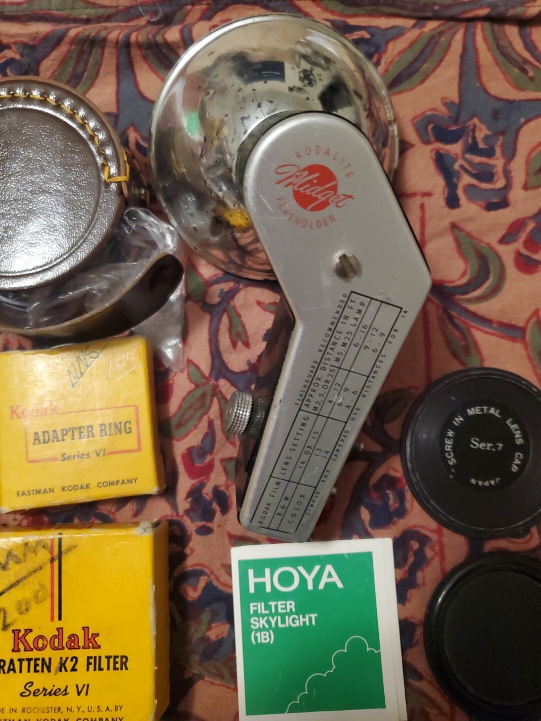 Vintage Photography Camera Lens Accessory Lot Old House Estate