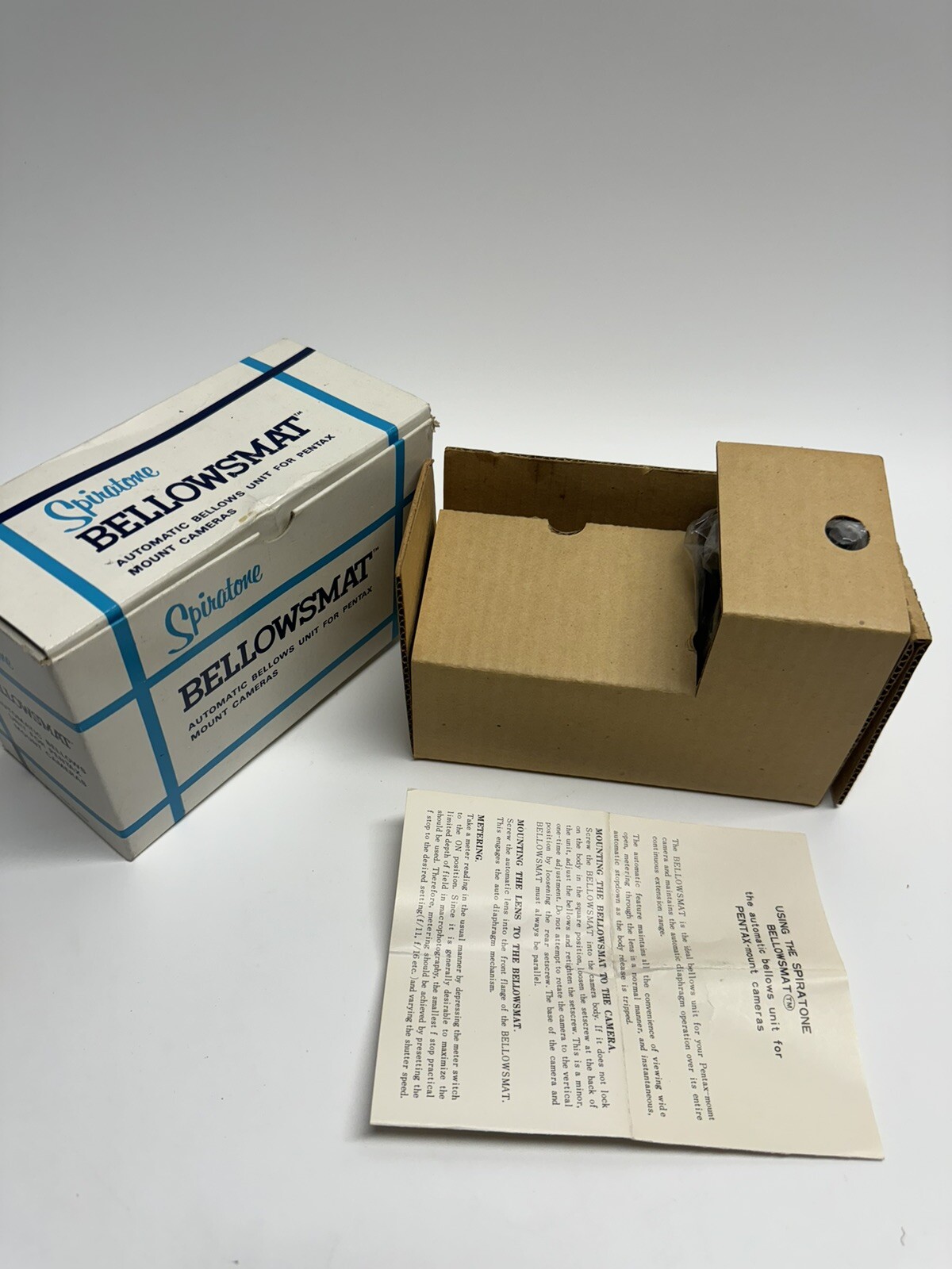 VINTAGE NOS SPIRATONE BELLOWSMAT w/ Original Box Made in Japan