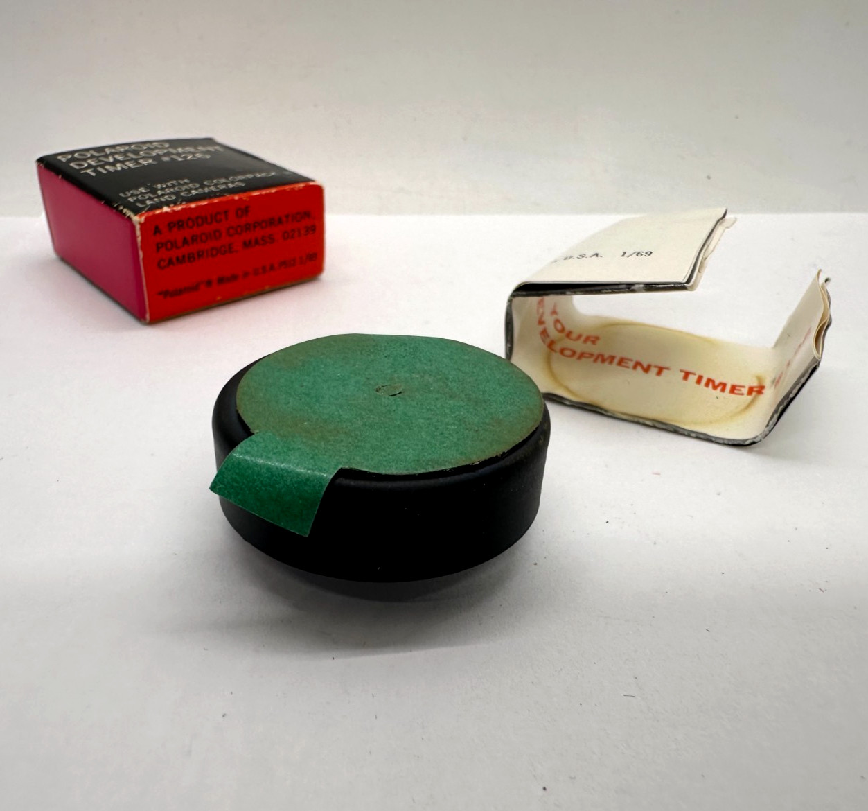 VTG Polaroid Model 126 Development Timer with Original Box & Instructions – NOS