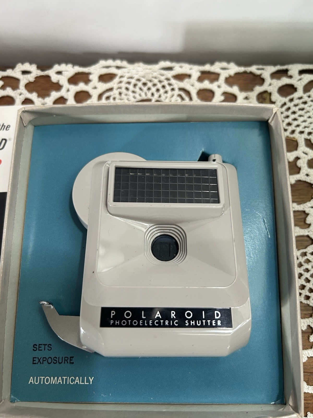 Vtg Polaroid Photoelectric Shutter Mod #440 with Original Box & Manual-Untested