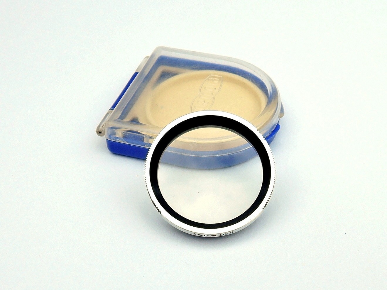 Flexaret UVO B36 Filter Meopta Accessories Bayonet RARE +right blue plastic box.