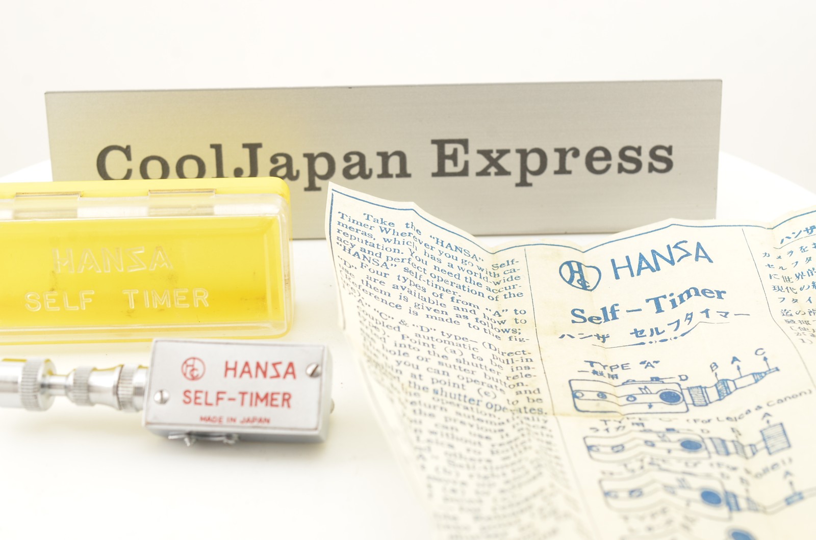HANZA Self Timer Mechanical Shutter Release For Film Camera from JAPAN #3334